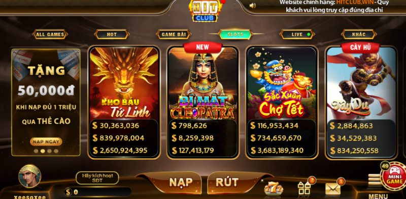 Sảnh Game Slots